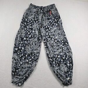 Magic Touch Harem Pants One Size Stretch Celestial Gray New Boho